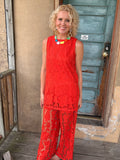 The Leon Coral Lace Set by Lady the Brand