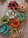 Marbled Canyon Bead Bracelet - 8 colors