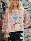 Nutcracker Pink Art Top by A Rare Bird PREORDER