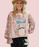 Nutcracker Pink Art Top by A Rare Bird PREORDER