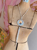 Diamond in a Rhinestone World Necklace
