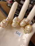“Golden Tide Pearl Ring” by Jennifer Thames Originals