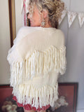 Fringed Cardigan - Ivory