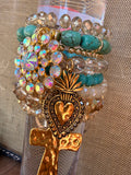 Desert Bloom Charm Stack Bracelet Set