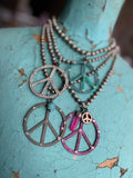 ✨ Peace, Love & Boho Necklace