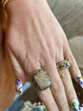 Crazy Lace Agate Ring