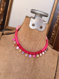 Jade Crystal Raindrop Necklace - 4 Color Options