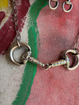 AB Snafflebit Necklace & Earrings Set