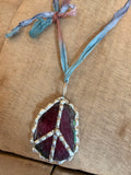 Plum & Moss Peace Necklace