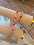 WAFA Rosé Glow Crystal Bracelet