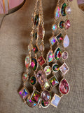Kaleidoscope Crystal Necklace