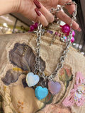 Heart Collector Opal Charm Necklace