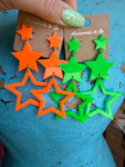 Neon Stardust Earrings