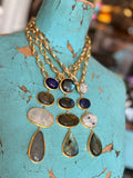 “Sacred Stone Statement Necklace” by Jennifer Thames Originals