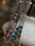 Silver Rebel Heart Chain