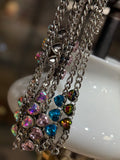 Silver Rebel Heart Chain
