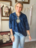 Denim Bandana Tunic