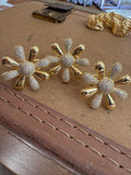 Crystal Daisy Ring by Jennifer Thames Originals