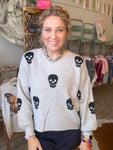 Spooky Cozy Skull Sweater