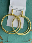 Double Front Hoop Earrings - Jennifer Thames Originals