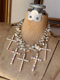 Fivefold Grace Cross Necklace