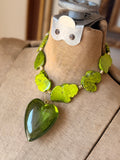 Emerald Heartbeat Necklace