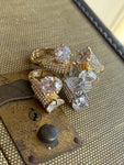 Teardrop Bling Ring - gold or silver