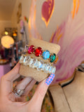 Rainbow Spark Stretch Bracelet