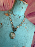 Juicy Gem Drop Necklace - Smoke