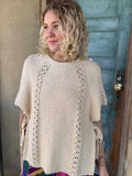 Oatland Crochet Knit Poncho