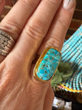 Jennifer Thames Turquoise Gemstone Ring