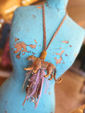 A Rare Bird Nomad Leopard Pink Dream Necklace