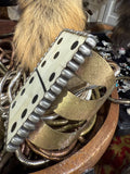 “Lucky 11 Diva Cuff” – Art by Amy Domino Statement Bracelet