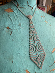 Disco Drape Neck Tie Necklace