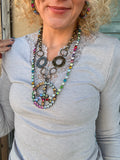 Silver Lining Lace Ribbed Top