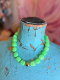 Poolside Pop Necklace – Neon Green