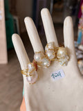 “Golden Tide Pearl Ring” by Jennifer Thames Originals