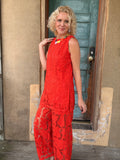 The Leon Coral Lace Set by Lady the Brand
