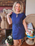 Navy Nomad Dress