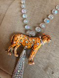 Spotted in Stardust Cheetah Necklace by Gypsy South