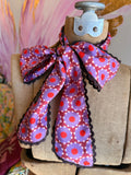Electric Plum Silk Twilly