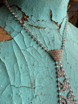 Disco Drape Neck Tie Necklace