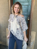 Wander Star Hi-Lo Tunic by I Love Linen