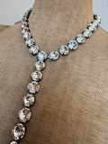 Ice Queen Crystal Lariat Necklace