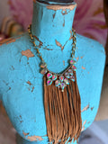 Golden Hour Fringe Necklace ✨