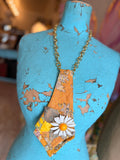 Sunny Side Kantha Daisy Necklace 🌼