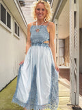 Seaside Whisper Maxi Dress
