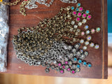 Vintage Grace Crystal Cross Necklace