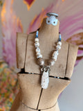 Bohemian Cat Totem Necklace by A Rare Bird