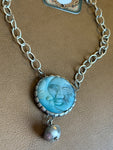 Art by Amy “Celestial Soul” Amazonite Sun & Moon Necklace